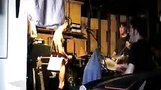 hidden cam show Dude jerking off in front of friends