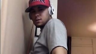 Caught Young straight glory hole