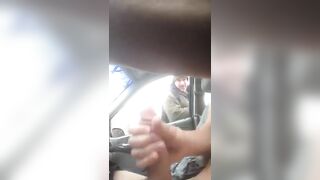 Homeless asking for money white I am beating my huge cock
