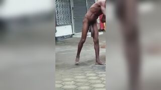 Caught World's largest penis Homeless Jamaica