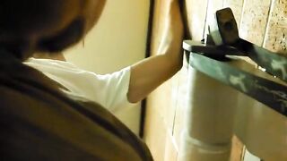 Sucking Latino handyman Dick In Public Bathroom