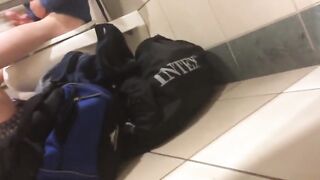 Cruising public restroom 1