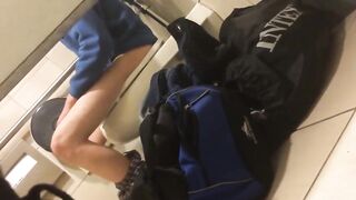 Cruising public restroom 1