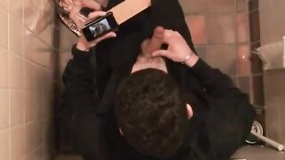 Caught wanking in public toilets