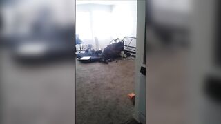 Caught lil slut and dl dude