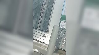 Caught homeless jerking off on the street