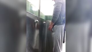 Spying on hot guy Cruising and jerking off