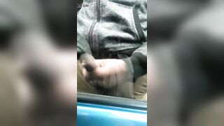 I caught a homeless man exhibiting himself on the street