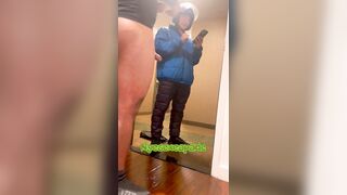Busting a nut for the delivery guy