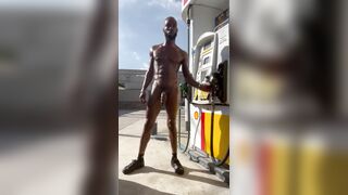 I always pump my gas naked