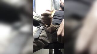 Taking a little break to stroke my cock