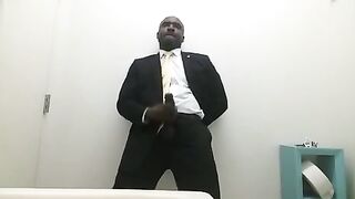 Masturbating at work
