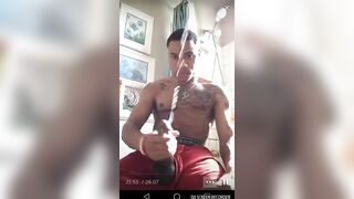 Morning stroke to release some stress