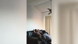 Face fucking my horny cousin