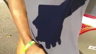 Black monstercock  sex addict jerks off everywhere