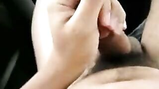 Masturbating completely naked in the back of an uber