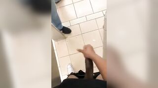 cruising in the public restroom with my anaconda