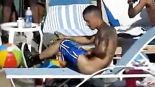 Caught a guy masturbating at the pool in front of everybody