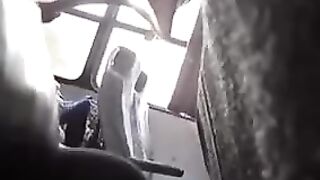 caught Masturbating on a bus in front of everyone