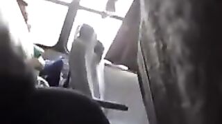 caught Masturbating on a bus in front of everyone
