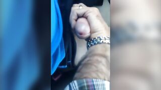 Getting a handjob from my boss in the office