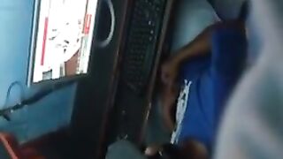 Caught a guy masturbating in a cyber cafe