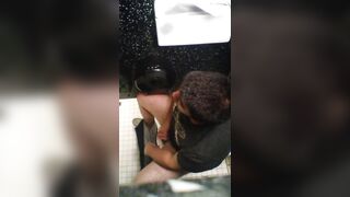 Found my step brother masturbating a restaurant bathroom