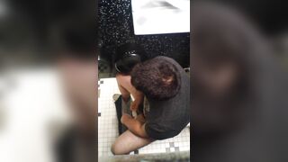 Found my step brother masturbating a restaurant bathroom