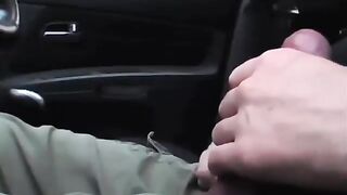 Curious see how I masturbate in the car