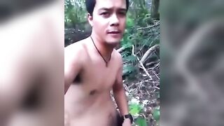 guys fucking in the bushes