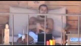 Spying on my neighbor while he masturbate