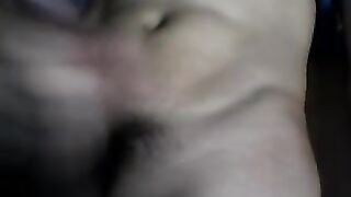 Cute fit young dude showing his delicious hairy cock