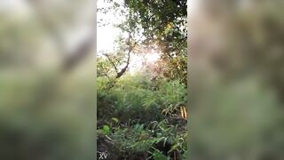 In the woods my ass fucked