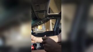 caught masturbating by a trucker