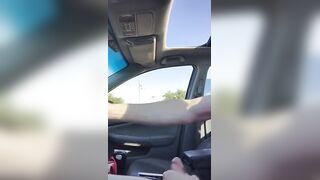 caught masturbating by a trucker
