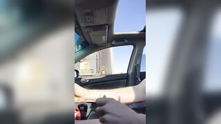 caught masturbating by a trucker