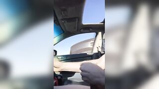 caught masturbating by a trucker