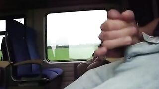 Masturbating in a public bus