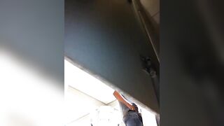 Caught some guys masturbating in the urinals